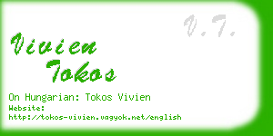 vivien tokos business card